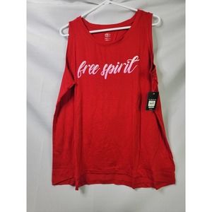 Athletic Works Women's Sleeveless Graphic Tank Tops, 2-Pack Size XL 16-18